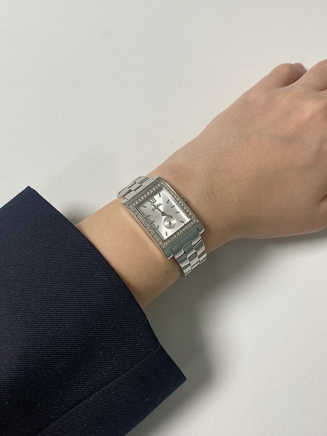 Folli Follie 폴리폴리 쿼츠 실버 레이디스 상품이미지1