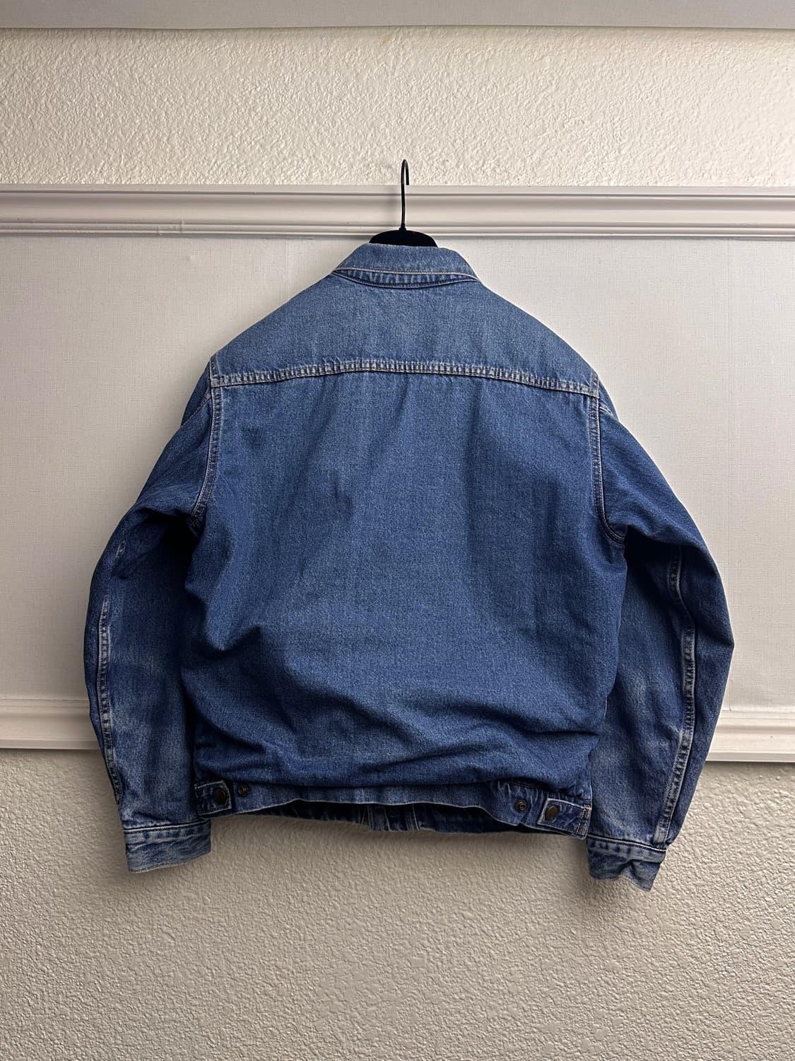 Edwin 터쿠아즈 플리스 크롭 트러커 자켓 상품이미지8