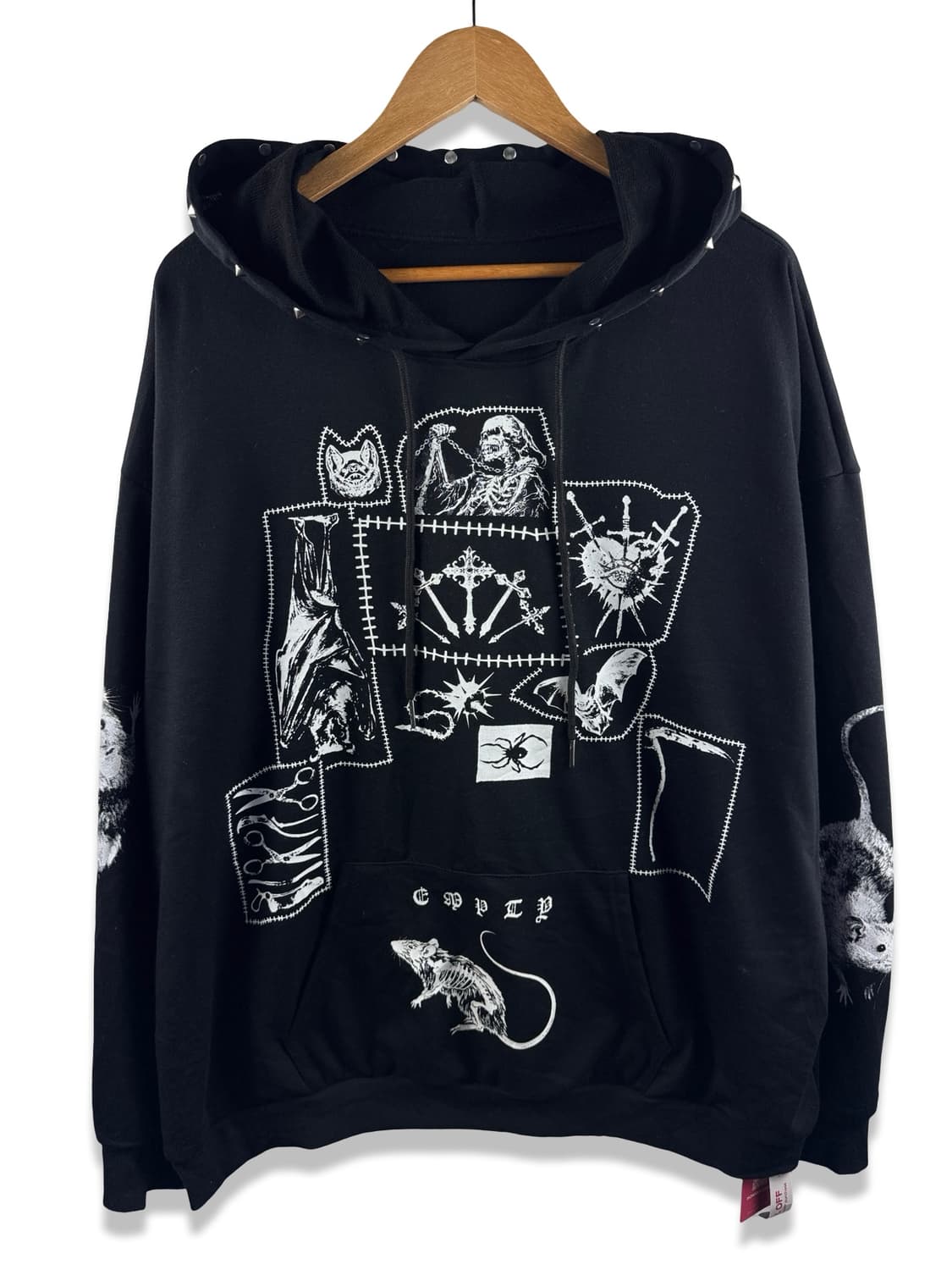 JPN 펑크 스컬 찡 후디2725 상품이미지1