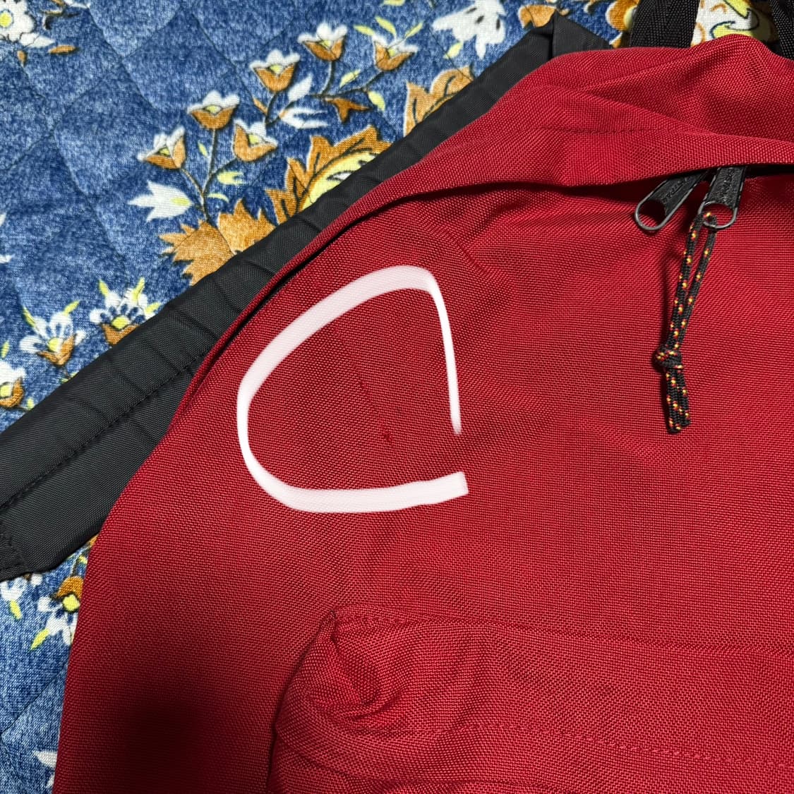 빈티지 90s USA 이스트팩 레드 백팩 상품이미지3