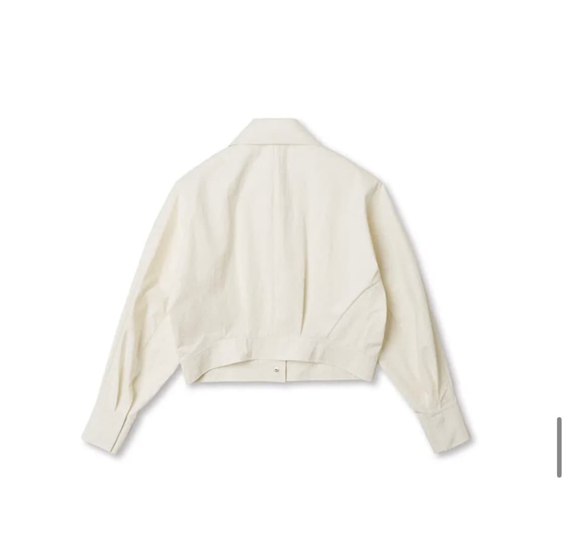 플레인요거트 벌룬핏 소매 아이보리 자켓 상품이미지9
