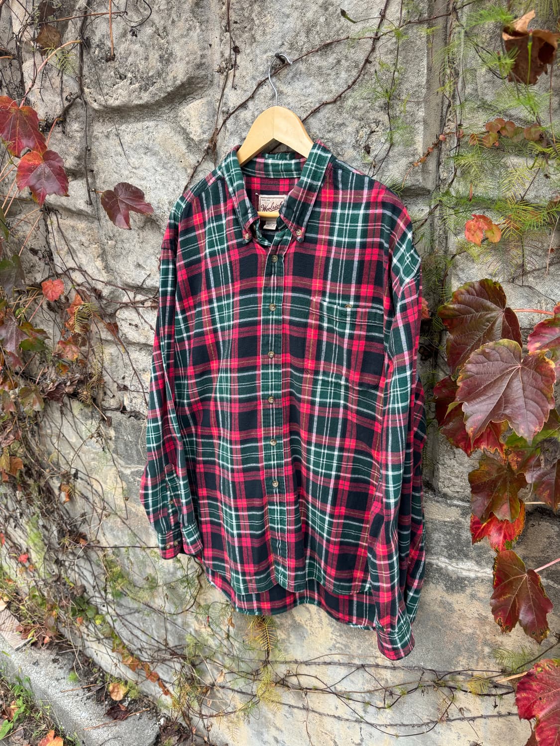 90s 울리치 빈티지 체크 패턴 플란넬 셔츠 2xl 빅사이즈 상품이미지3