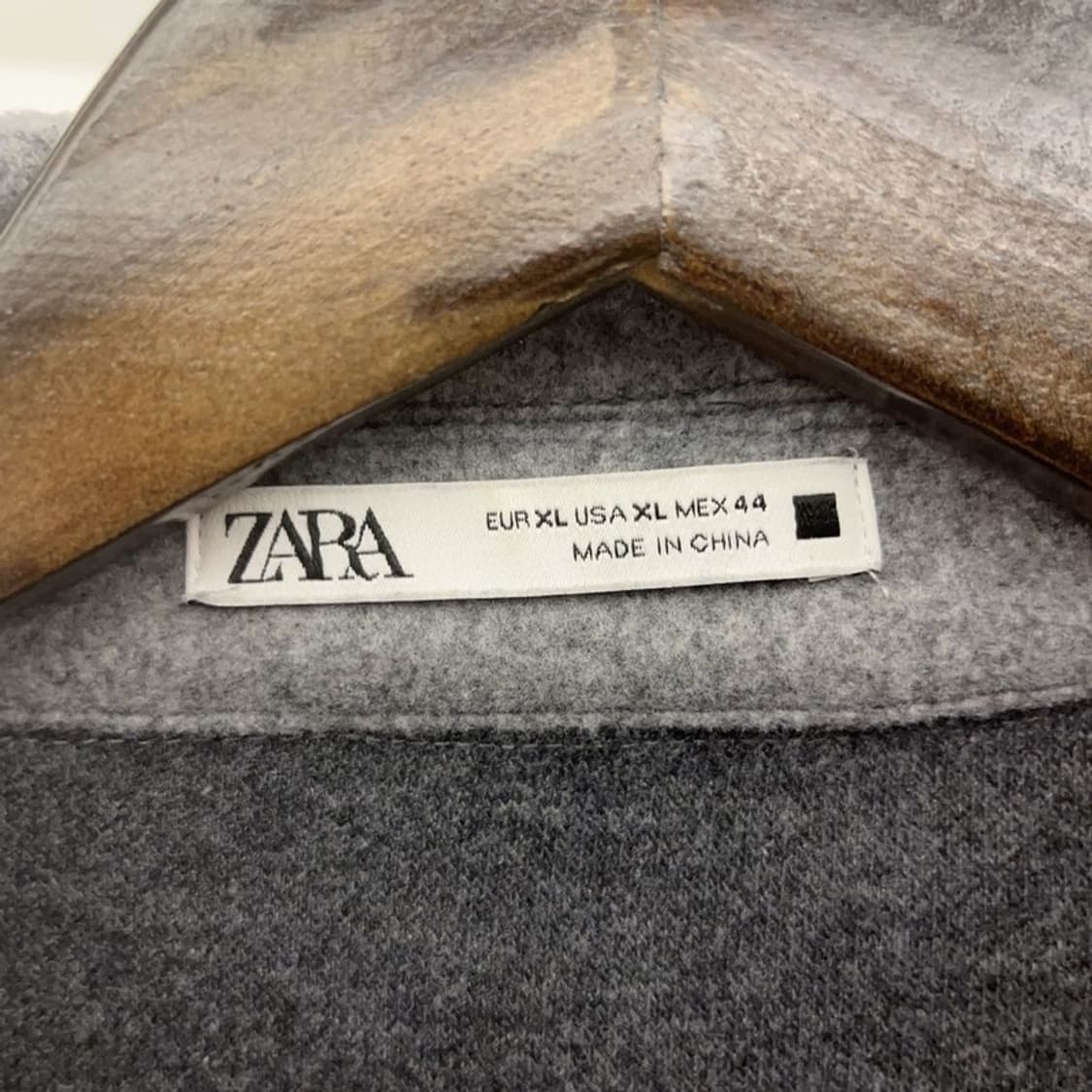 자라 베이직 트러커 모직 셔츠 자켓 XL C06922 상품이미지5