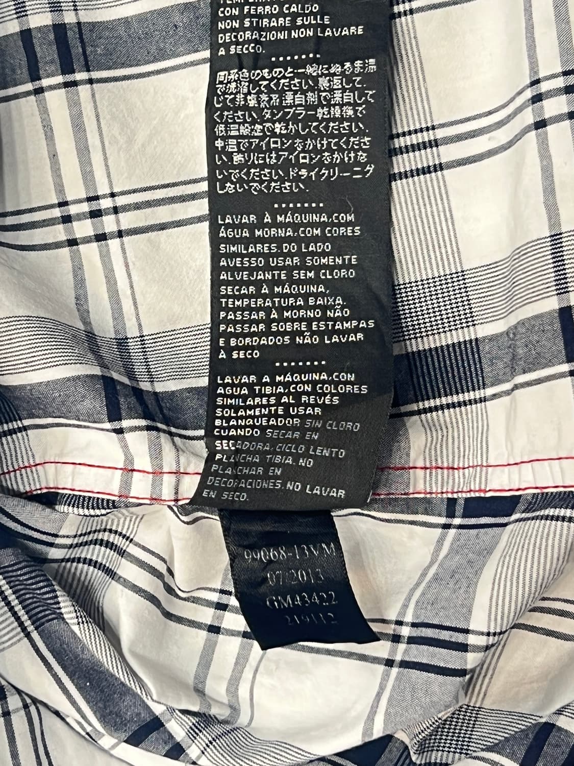 할리데이비슨 코튼 체크 셔츠 상품이미지9