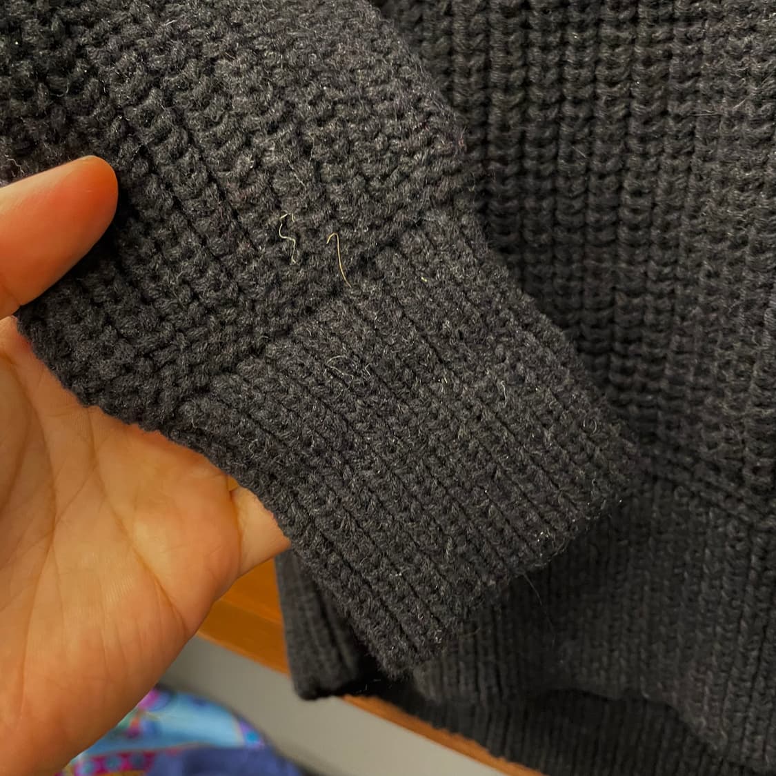 폴로 랄프로렌 신형 라벨 헤비 울 모크 넥 니트 스웨터 컨트리 상품이미지6