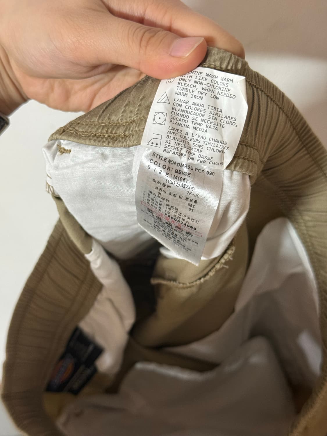 Dickies 디키즈 코튼 밴딩팬츠 M 상품이미지6