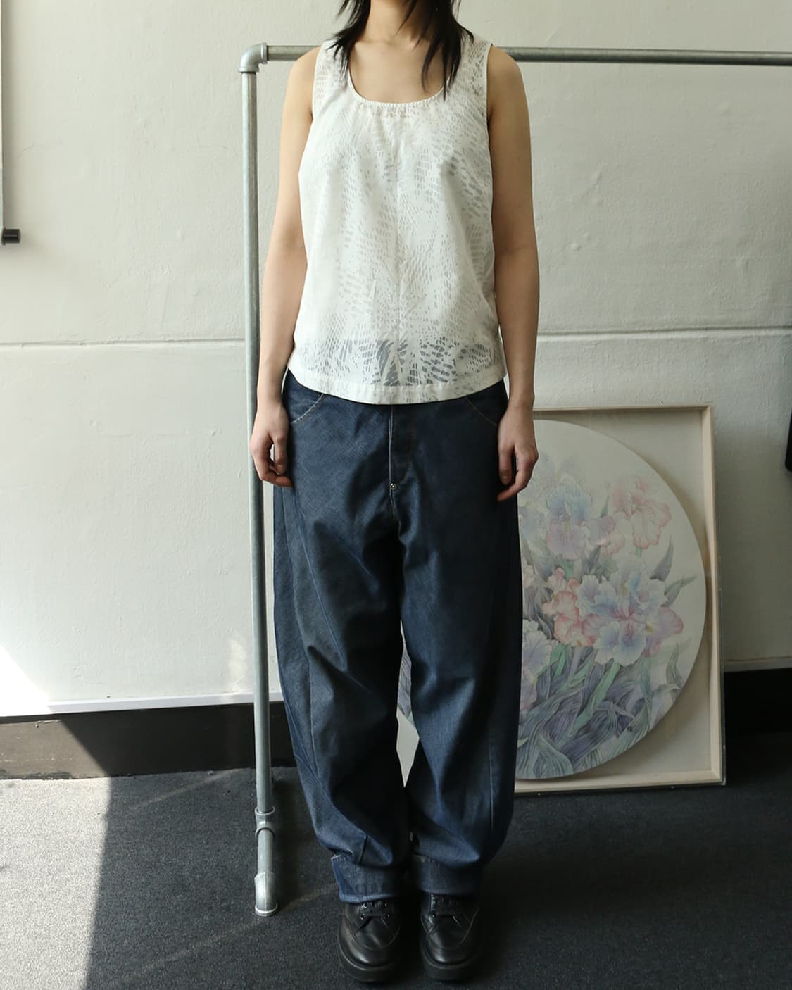 MM6 슬리브리스 탑  상품이미지3