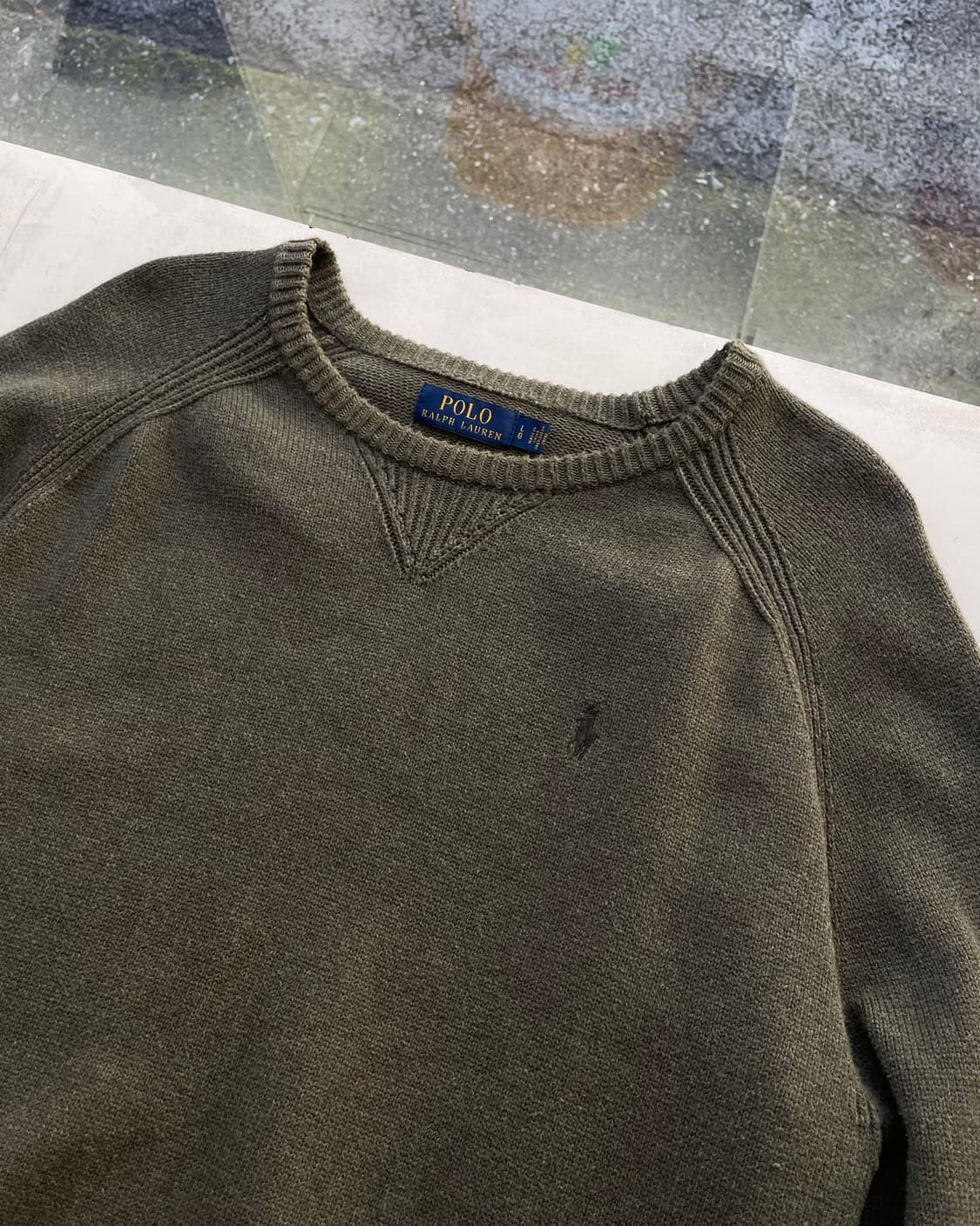 Polo RL Cotton Sweater L 폴로 코튼 니트 스웨터 상품이미지4