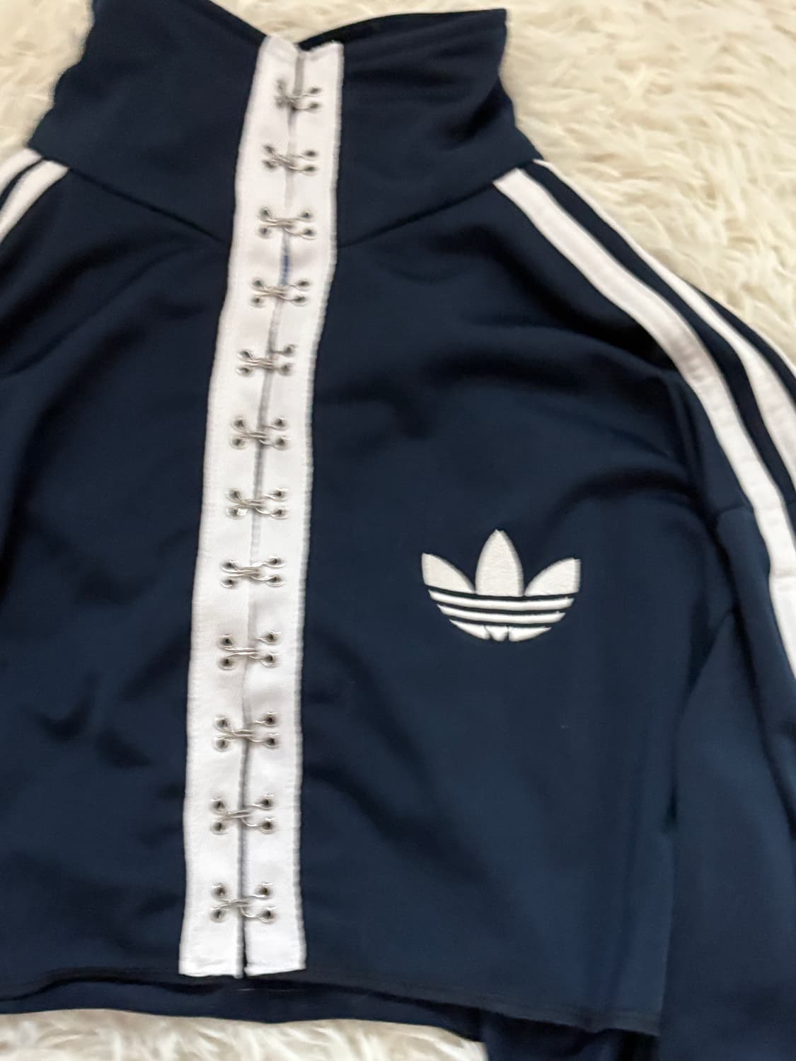 Adidas Navy Firebird Crop Jersey   상품이미지6
