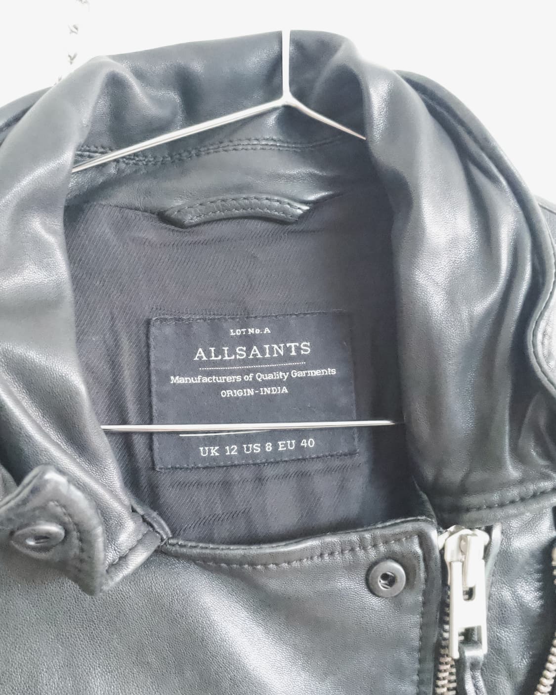 올세인츠 uk 지퍼크롭 라이더자켓 상품이미지8