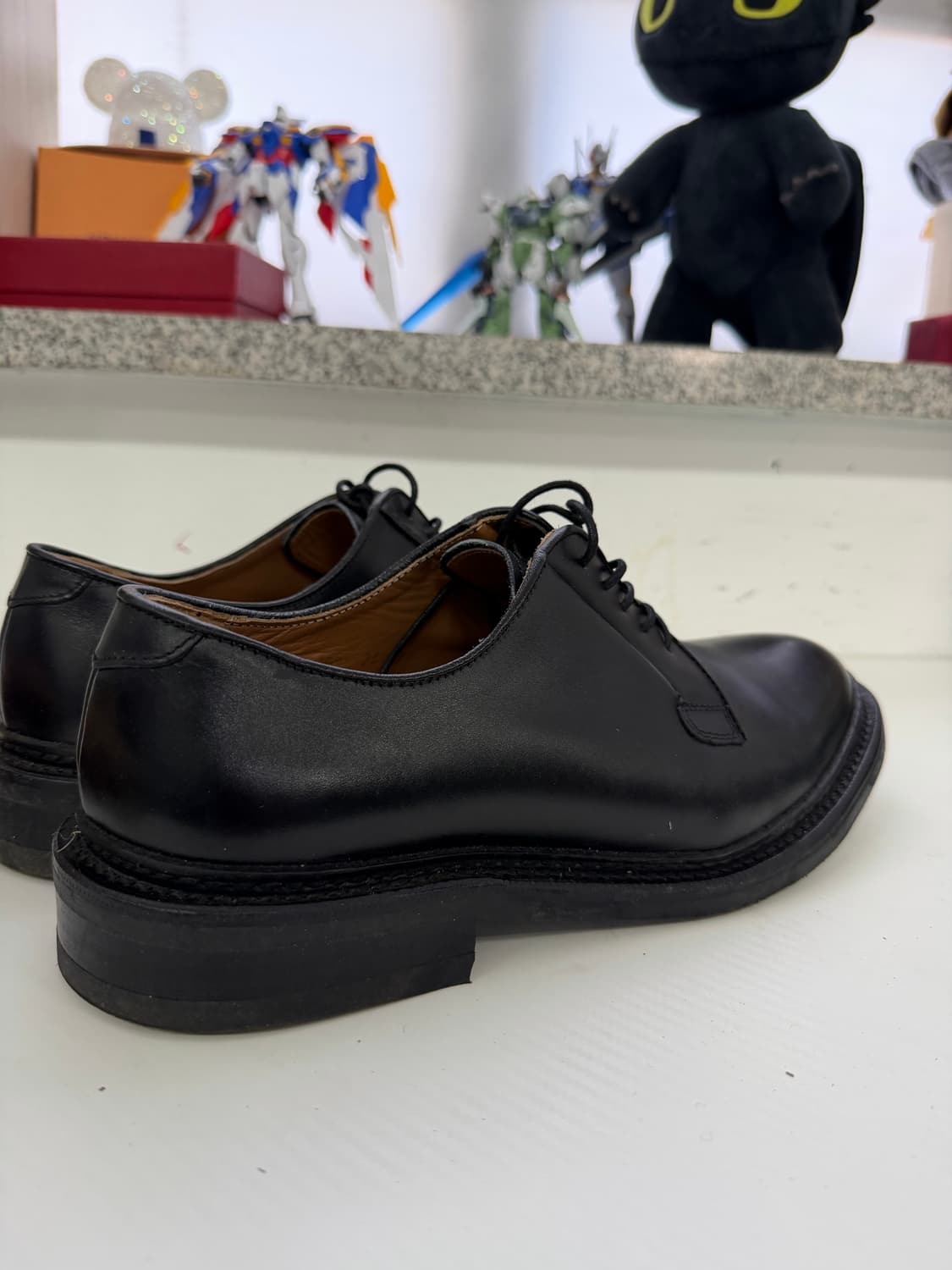 정품) 조셉트 블랙 더비 슈즈 레이스업 남성 구두 260 상품이미지4