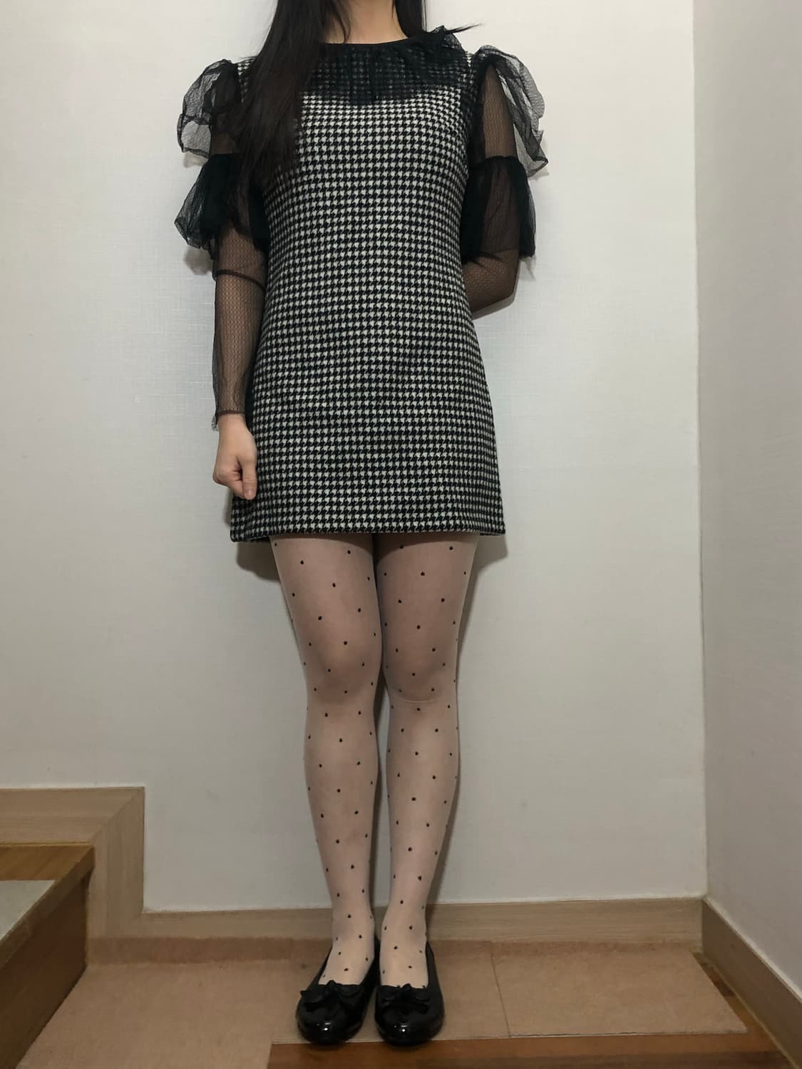 빈티지 블랙 레이스 원피스 상품이미지4