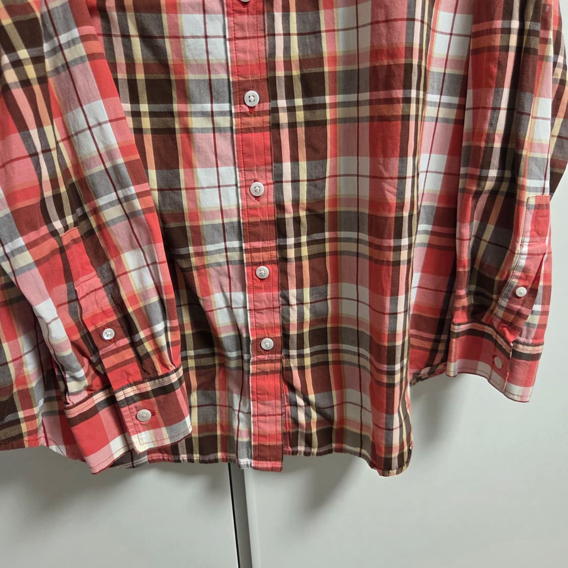 Jones New York 존스 뉴욕 체크 셔츠 L-XL(100-105) 상품이미지4