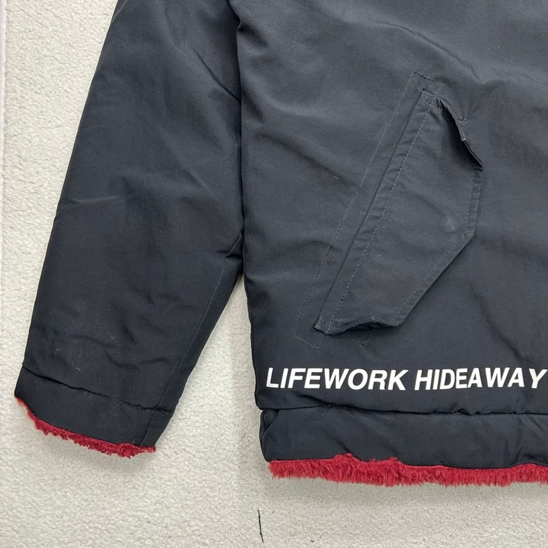 라이프워크 밍스타 리버시블 자켓 레드 S 상품이미지5