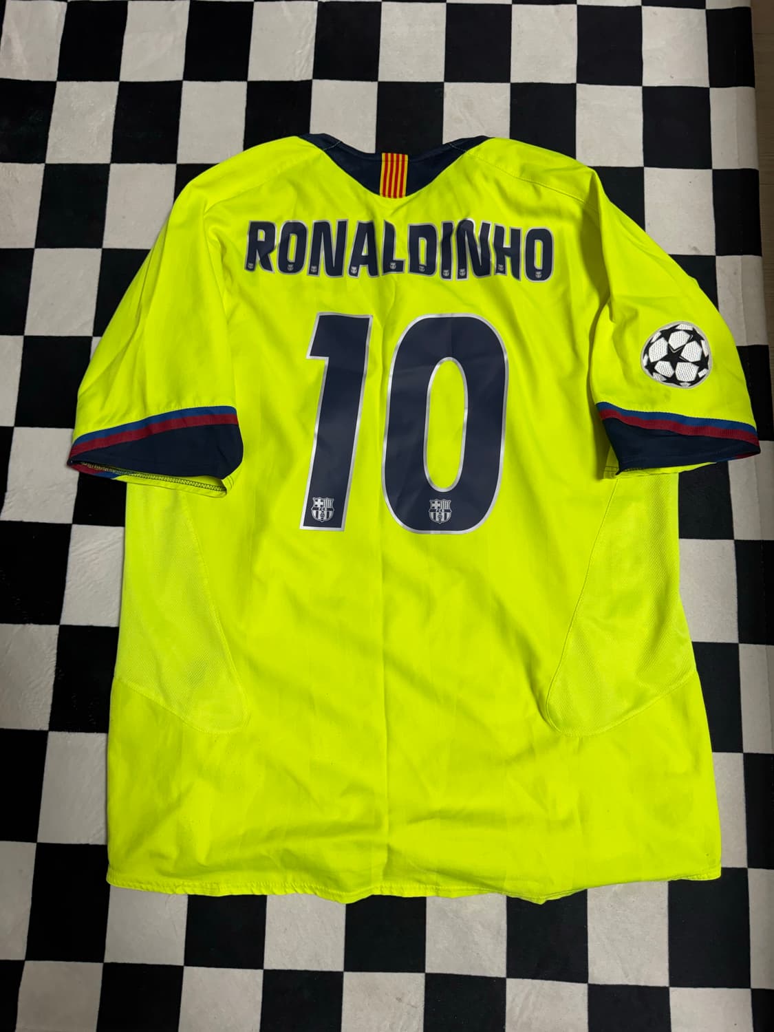 FC바르셀로나 05-06 어웨이 호나우지뉴 유니폼 XL 상품이미지2