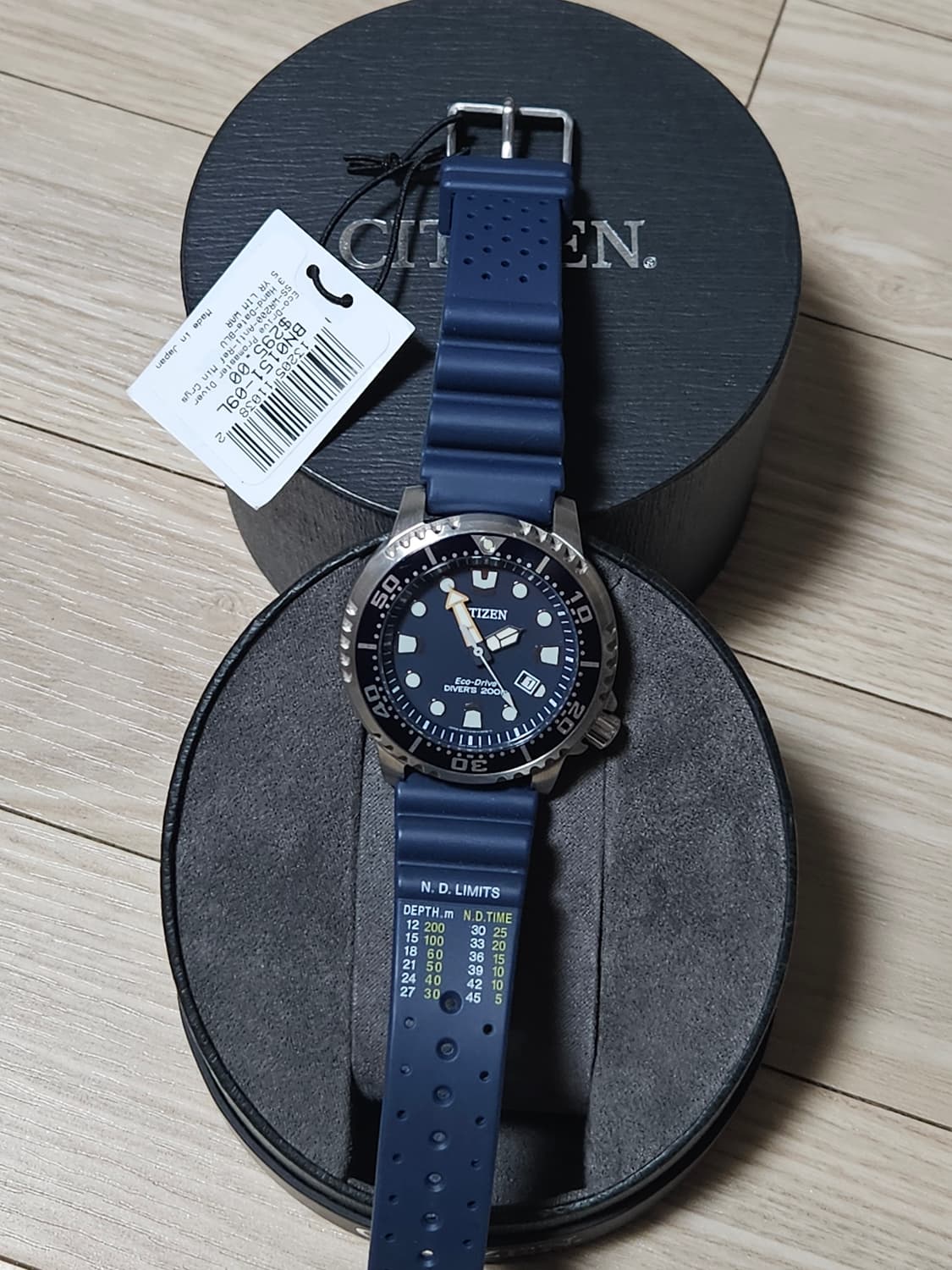 시티즌 프로마스터 다이버 와치(에코드라이버/블루) 상품이미지5