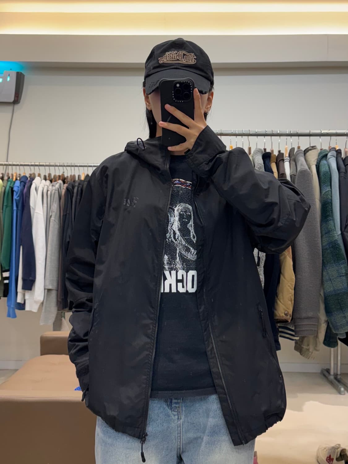 파타 등판 로고 윈드브레이커 상품이미지7