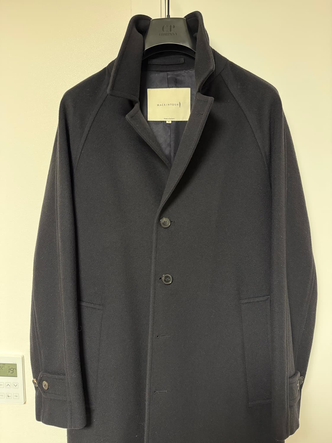 Mackintosh 맥킨토시 다크네이비 래글런 싱글코트 38사이즈 판매 상품이미지6