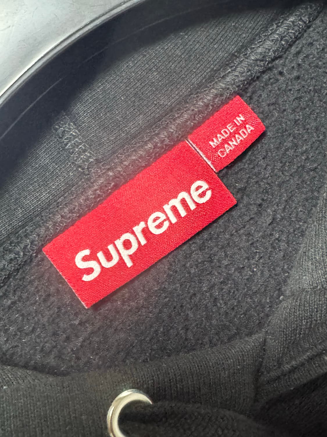 슈프림 컬리지에이트 후드 블랙 상품이미지2