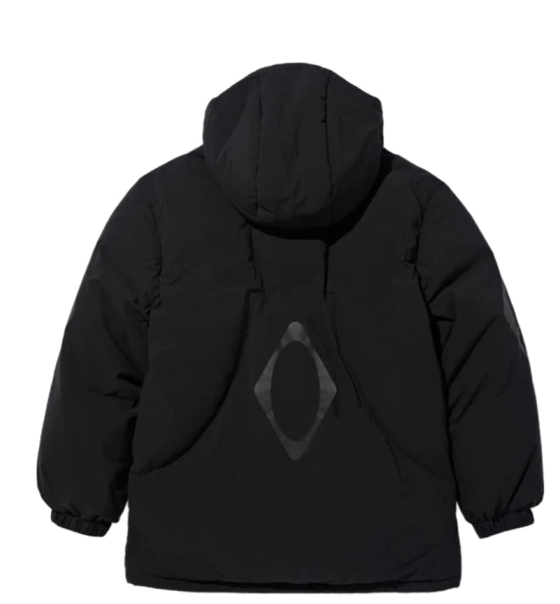 (W) 미스치프 롬버스 후디드 다운 자켓 블랙 상품이미지2