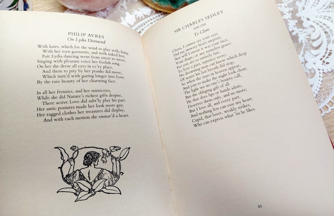 Vintage 아르누보풍 삽화 가득한 아름다운 빈티지 앤틱 시집 상품이미지6