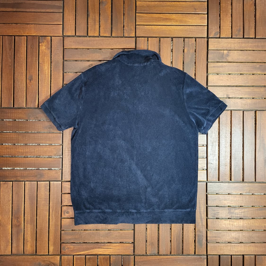 A.P.C. 아구스티노 테리 플리스 폴로 셔츠 (XL) 상품이미지4