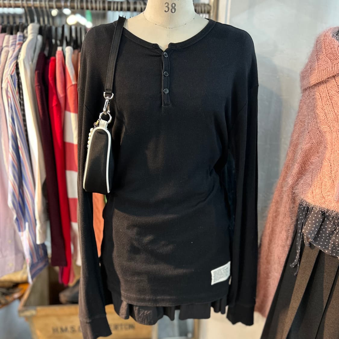 Diesel Black Basic T-Shirts 상품이미지2