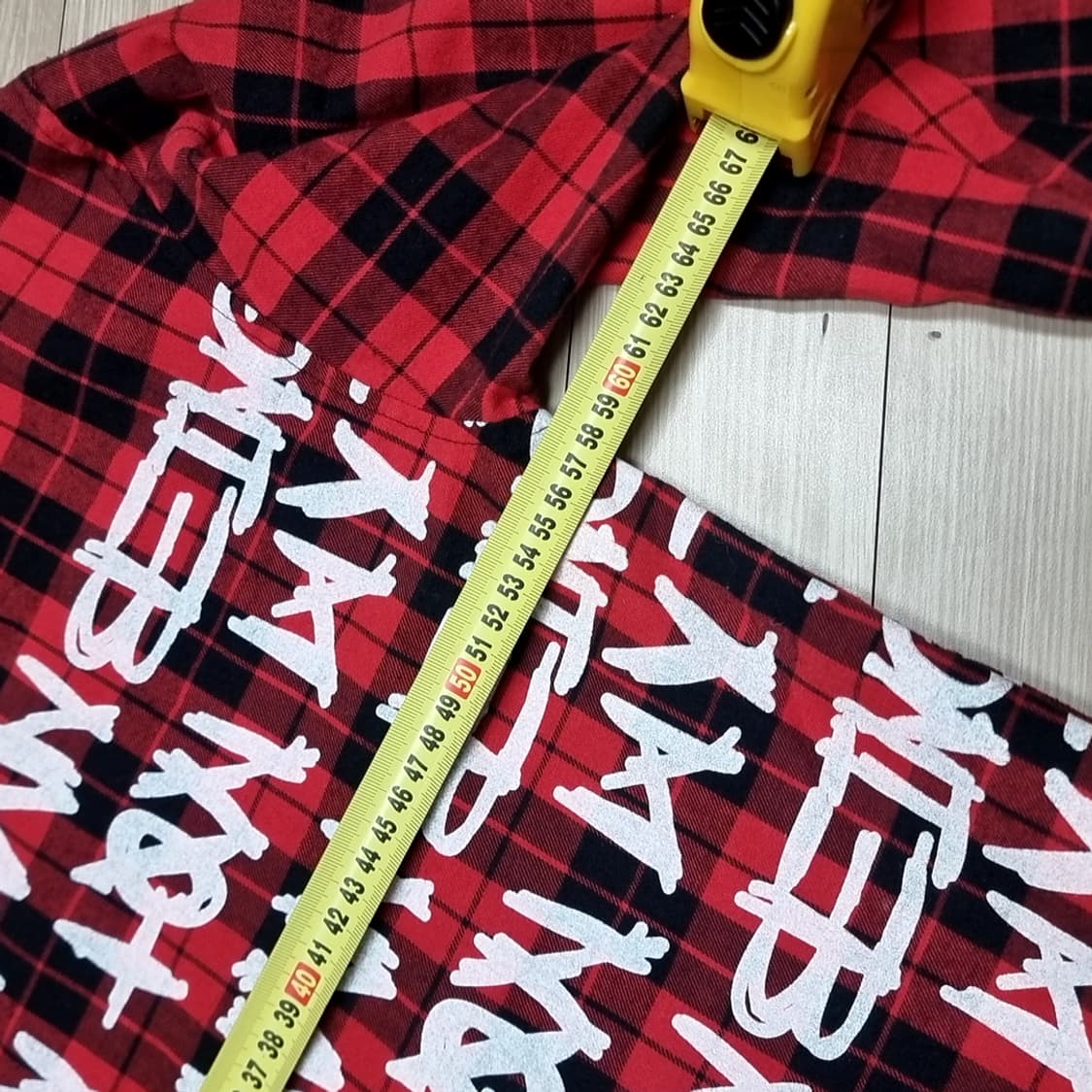 아이엠낫어휴먼비잉 레드 체크 셔츠(100-105) 상품이미지7