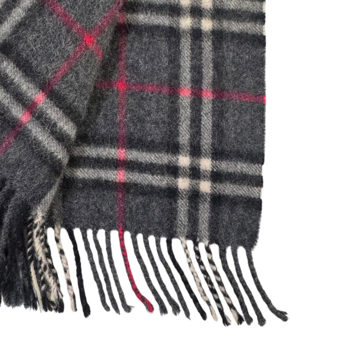 정품 버버리 노바체크 캐시미어 다크그레이 머플러 상품이미지3