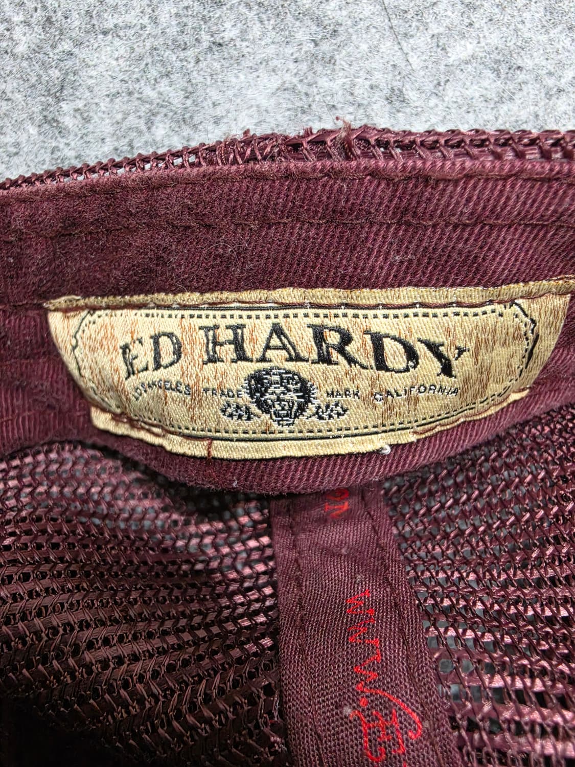 에드하디 타이거 스컬 로즈 트러커캡 Y2K 빈티지 메쉬 볼캡 모자 상품이미지9