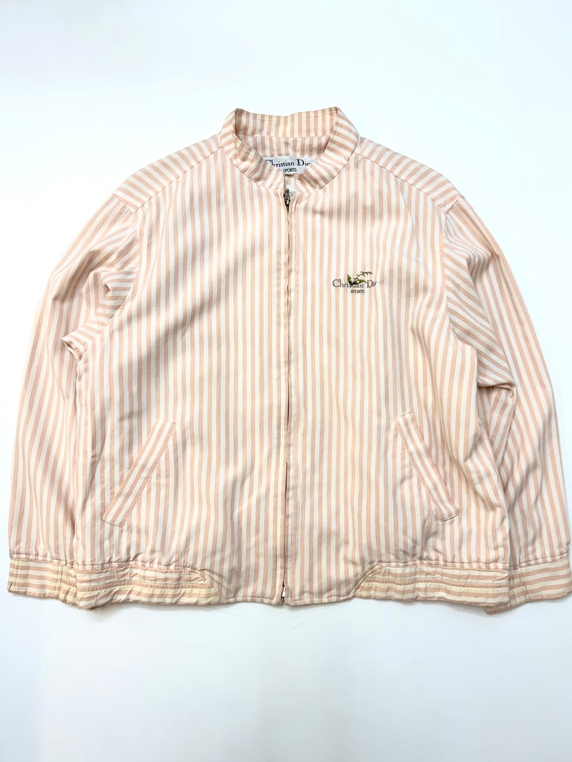 Christian Dior 디올 스포츠 베이비 핑크 스트라이프 집업 자켓 상품이미지1