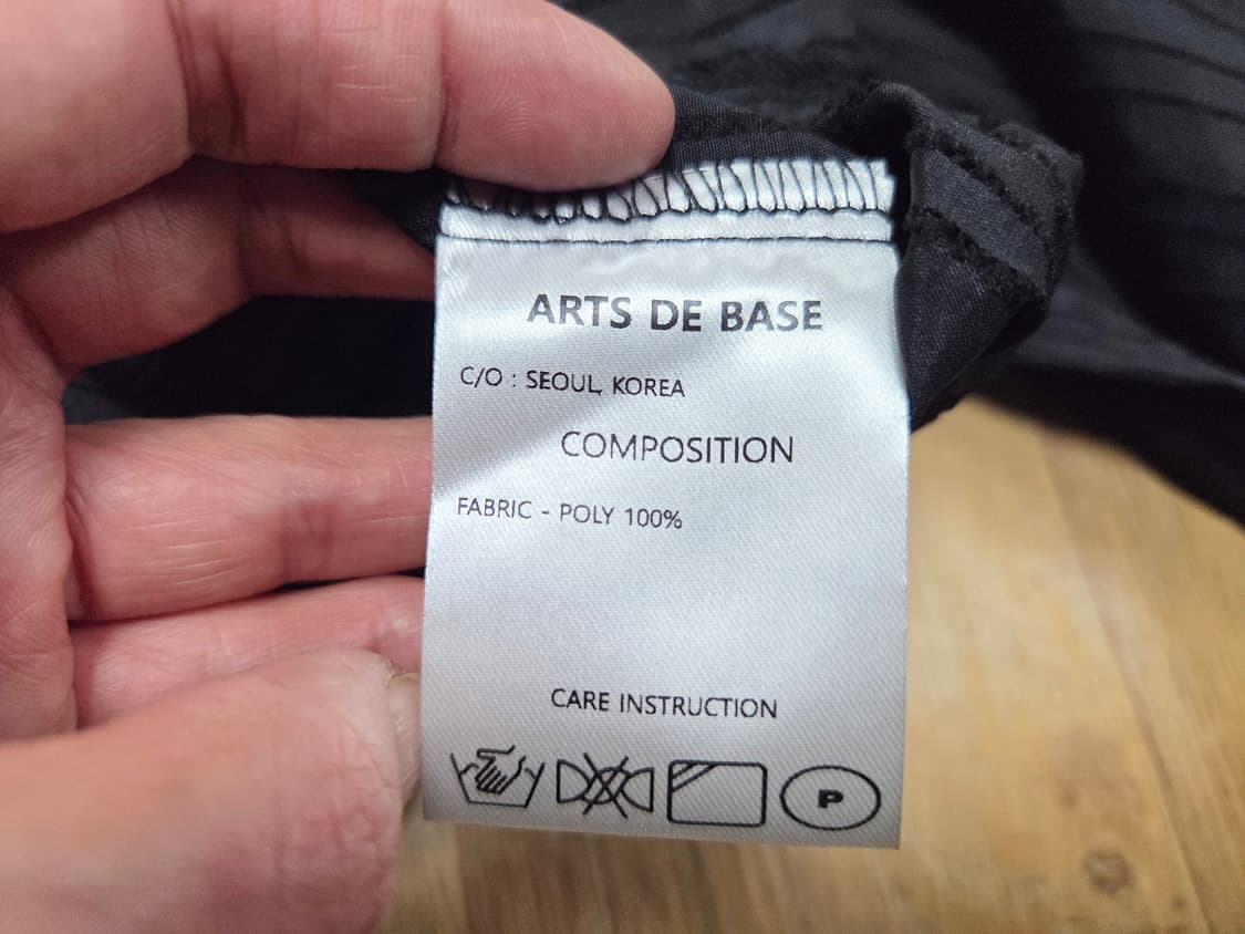 아드베스(ARTS DE BASE) 드레이핑 셔츠 프리사이즈 새상품 상품이미지9
