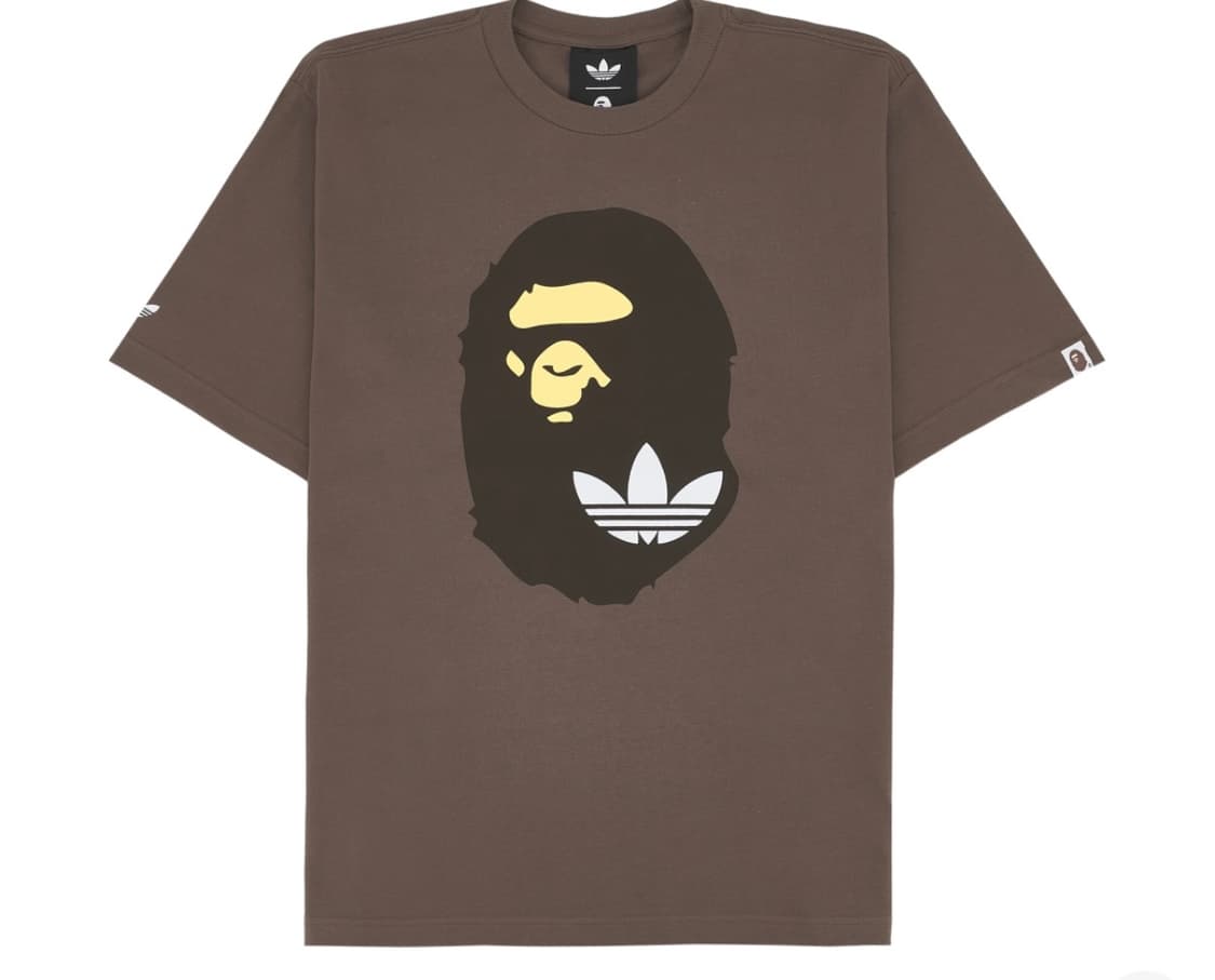 아디다스 베이프 반팔 브라운 L 사이즈 상품이미지1