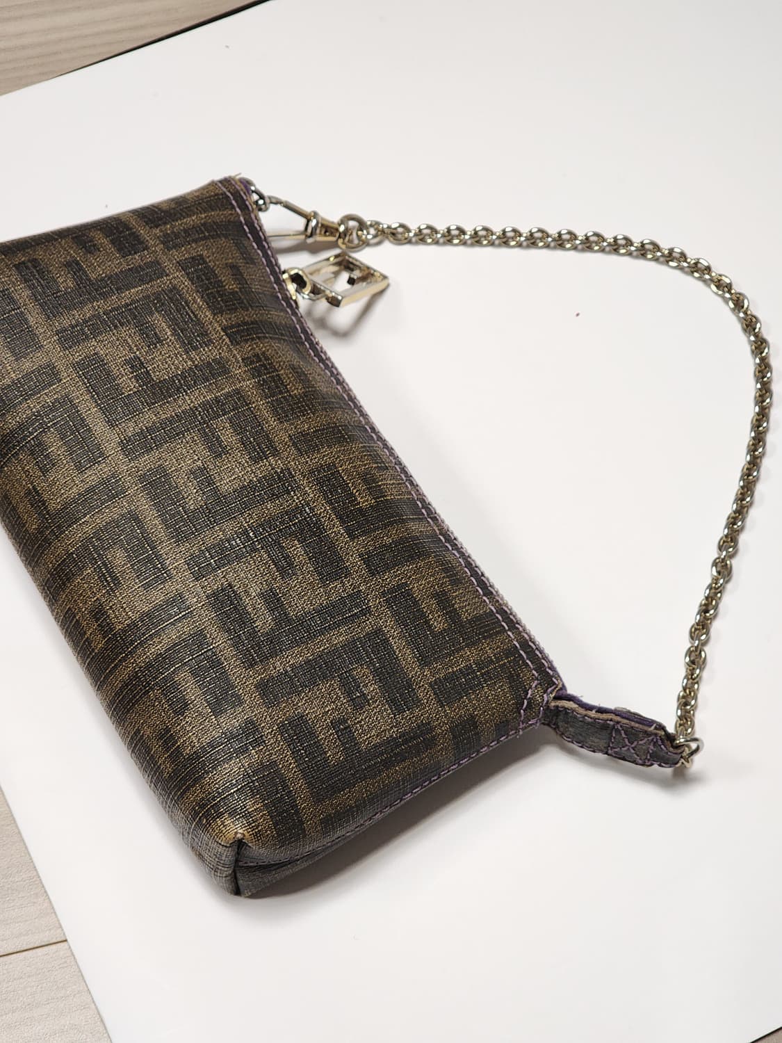 정품 펜디 FF로고 바게트 미니 체인백 상품이미지2