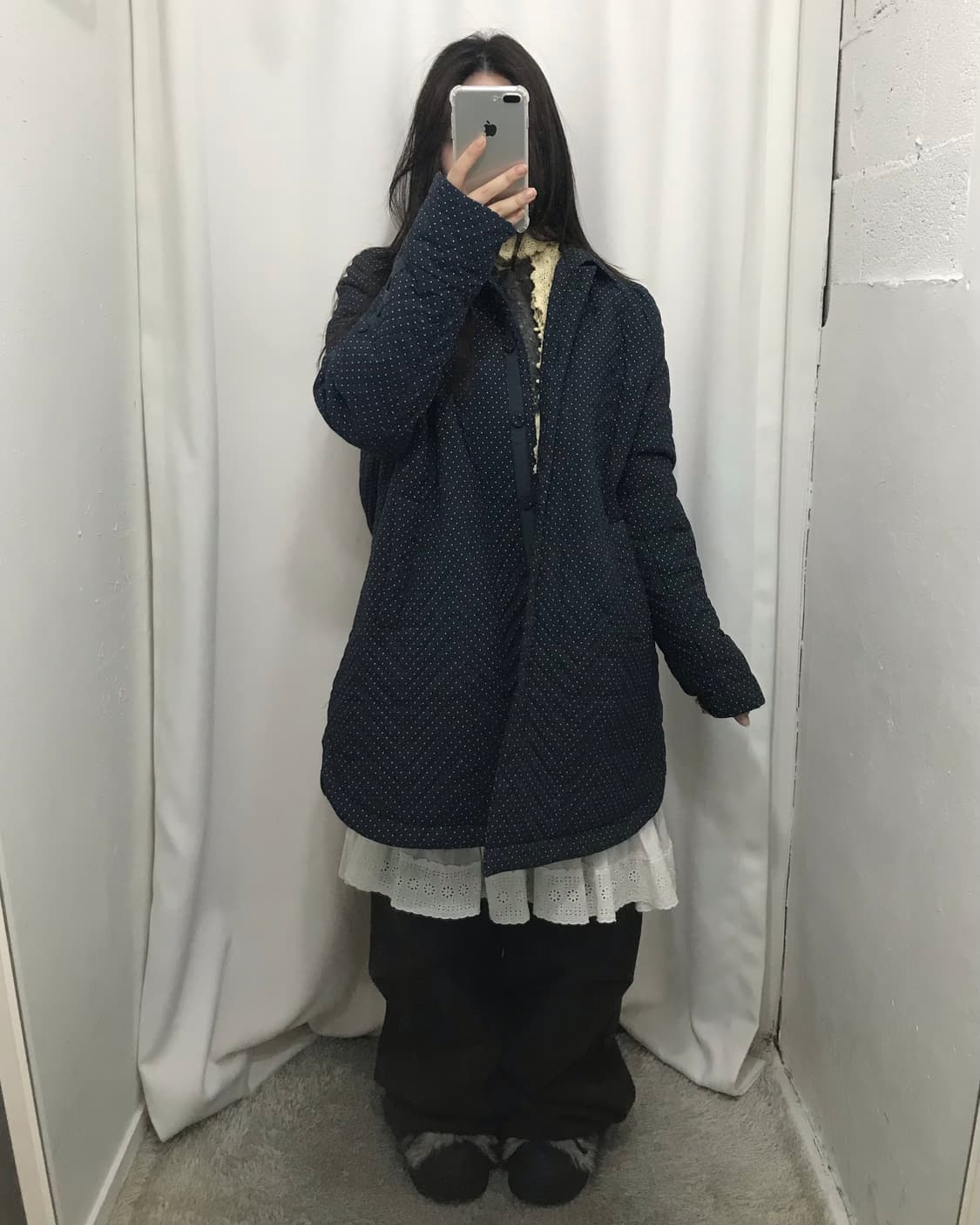 도트 경량패딩 코디 세트 🤍  상품이미지2