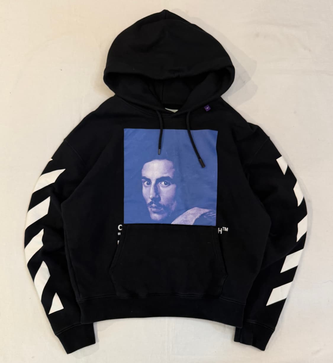 오프화이트 베르니니 후드티 블랙 상품이미지1