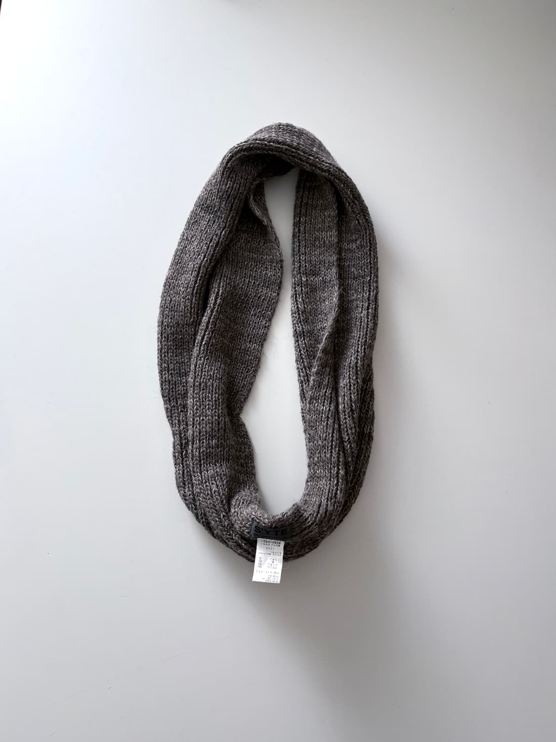 요지야마모토 S'YTE 헤비 니트 스누드 머플러 상품이미지2