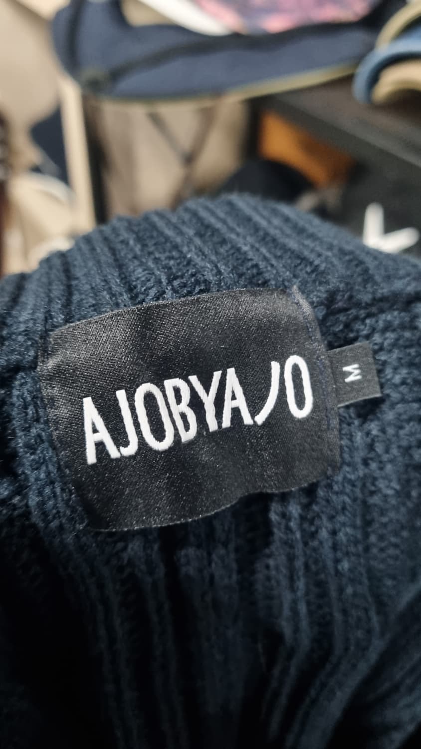 AJOBYAJO 아조바이아조 30(m) 모혼방 케이블 니트 조거팬츠 상품이미지3