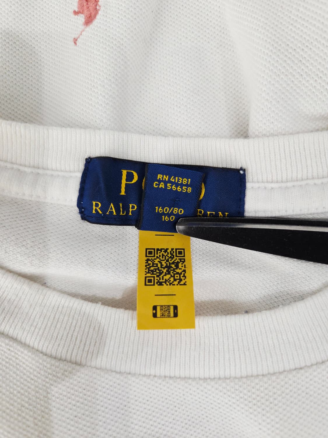 폴로 랄프로렌 신형 멀티 포니 반팔 티셔츠 화이트 상품이미지8