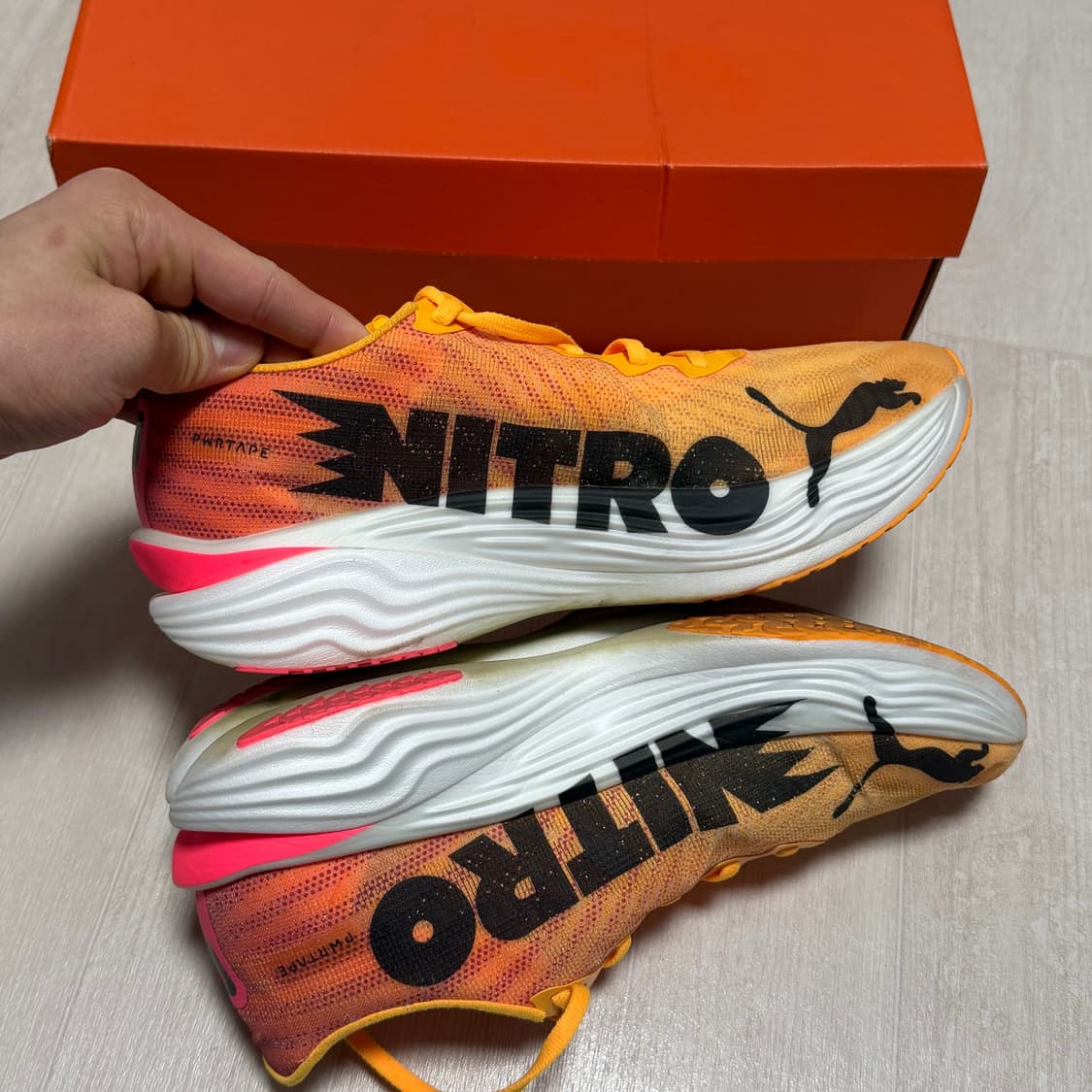 (275) 푸마 디비에이트 나이트로 엘리트3  디나엘3 선셋글로우 OG  상품이미지3