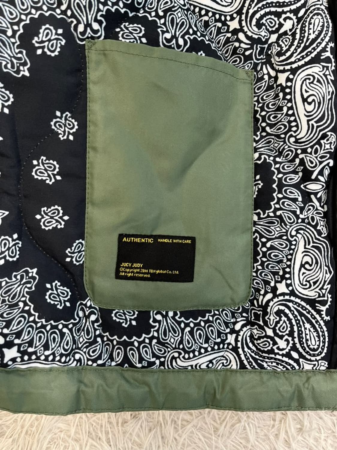 빈티지 리버시블 퀼팅 자켓/#3233 상품이미지2