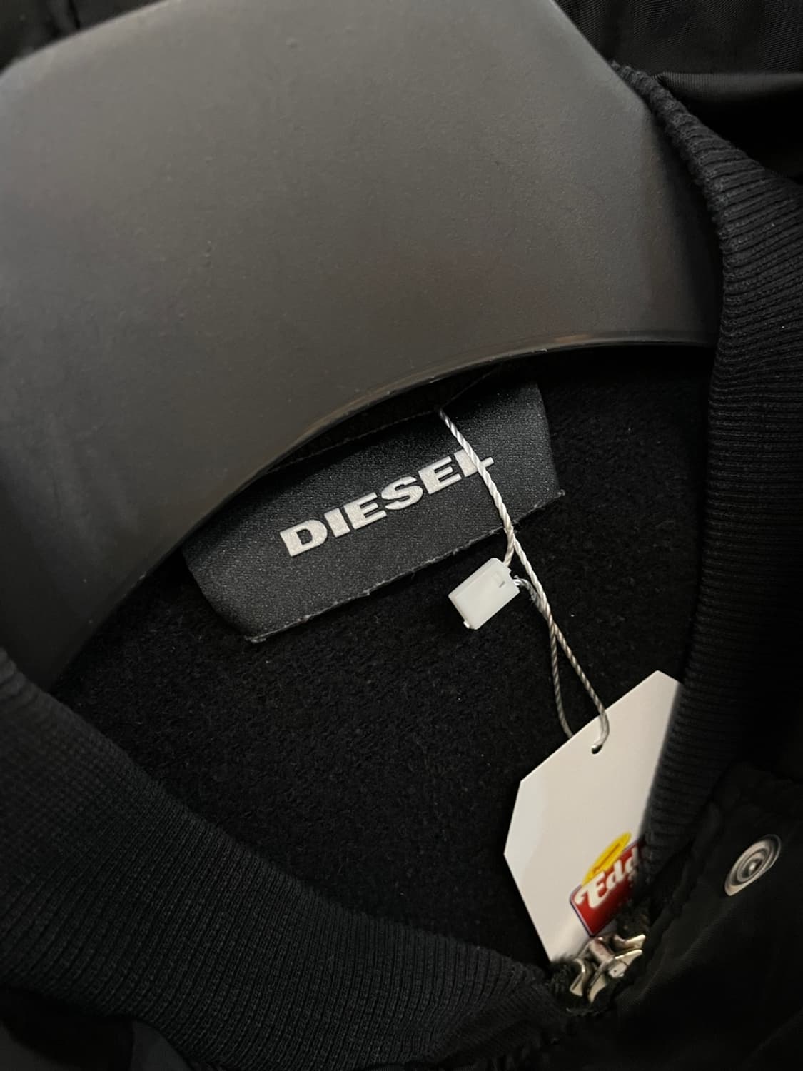 디젤 로고 후드집업 상품이미지5