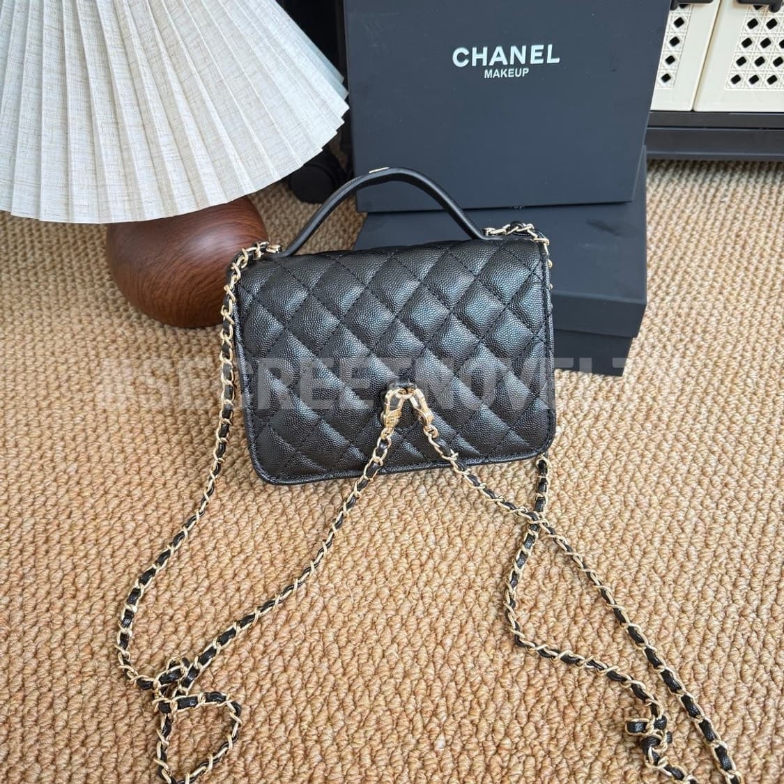 샤넬뷰티 탑핸들 캐비어 백팩 3WAY백 VIP 상품이미지2