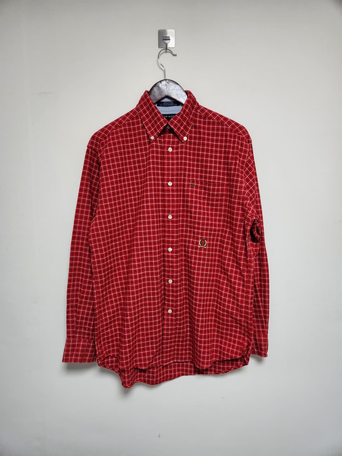 타미힐피거Tommy 체크 옥스포드 셔츠 M~L - S157 상품이미지1