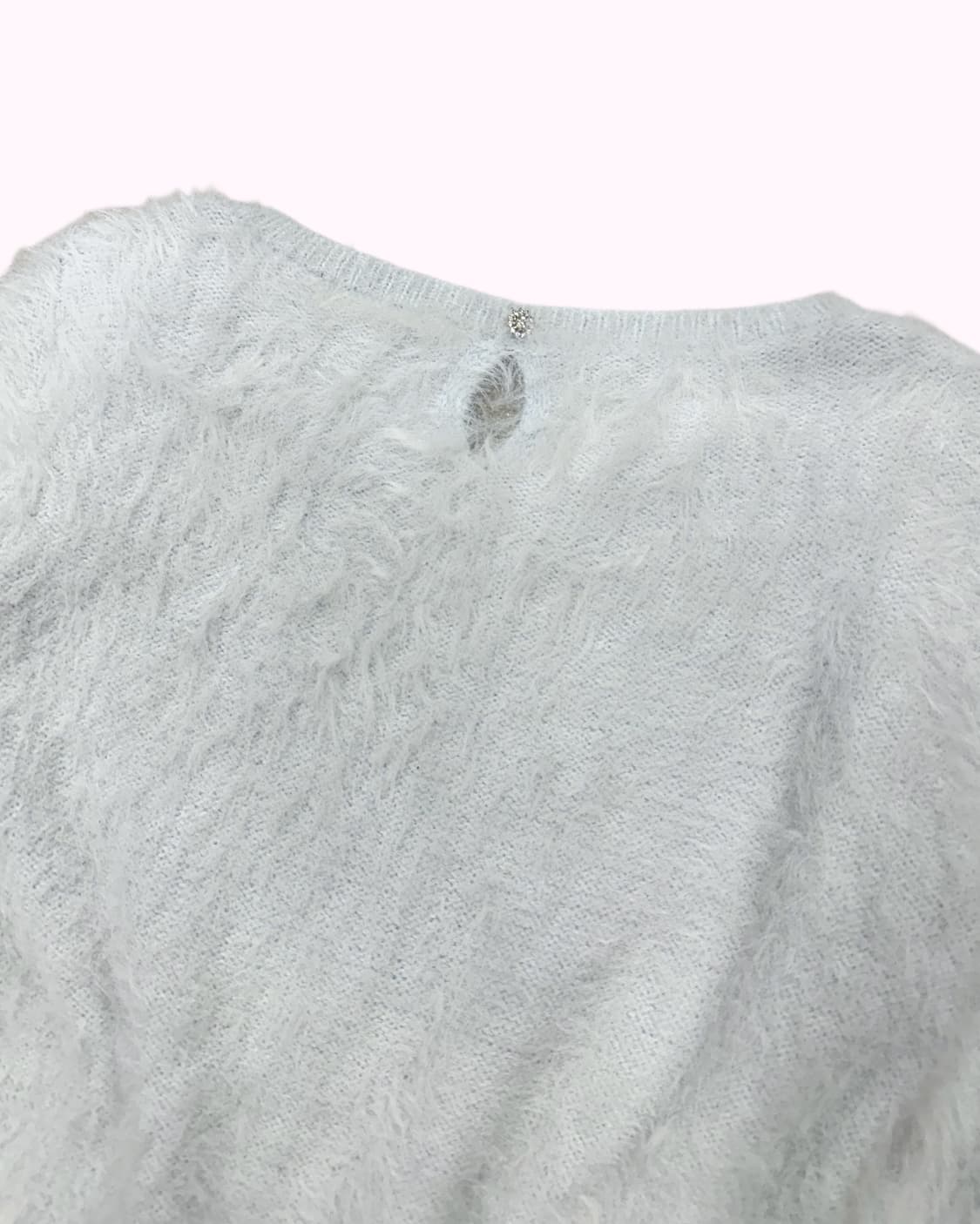 FEROUX fluffy blue ribbon knit 상품이미지5