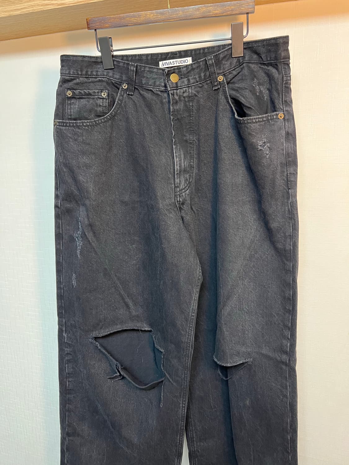 비바스튜디오 오버 와이드 데님 상품이미지3