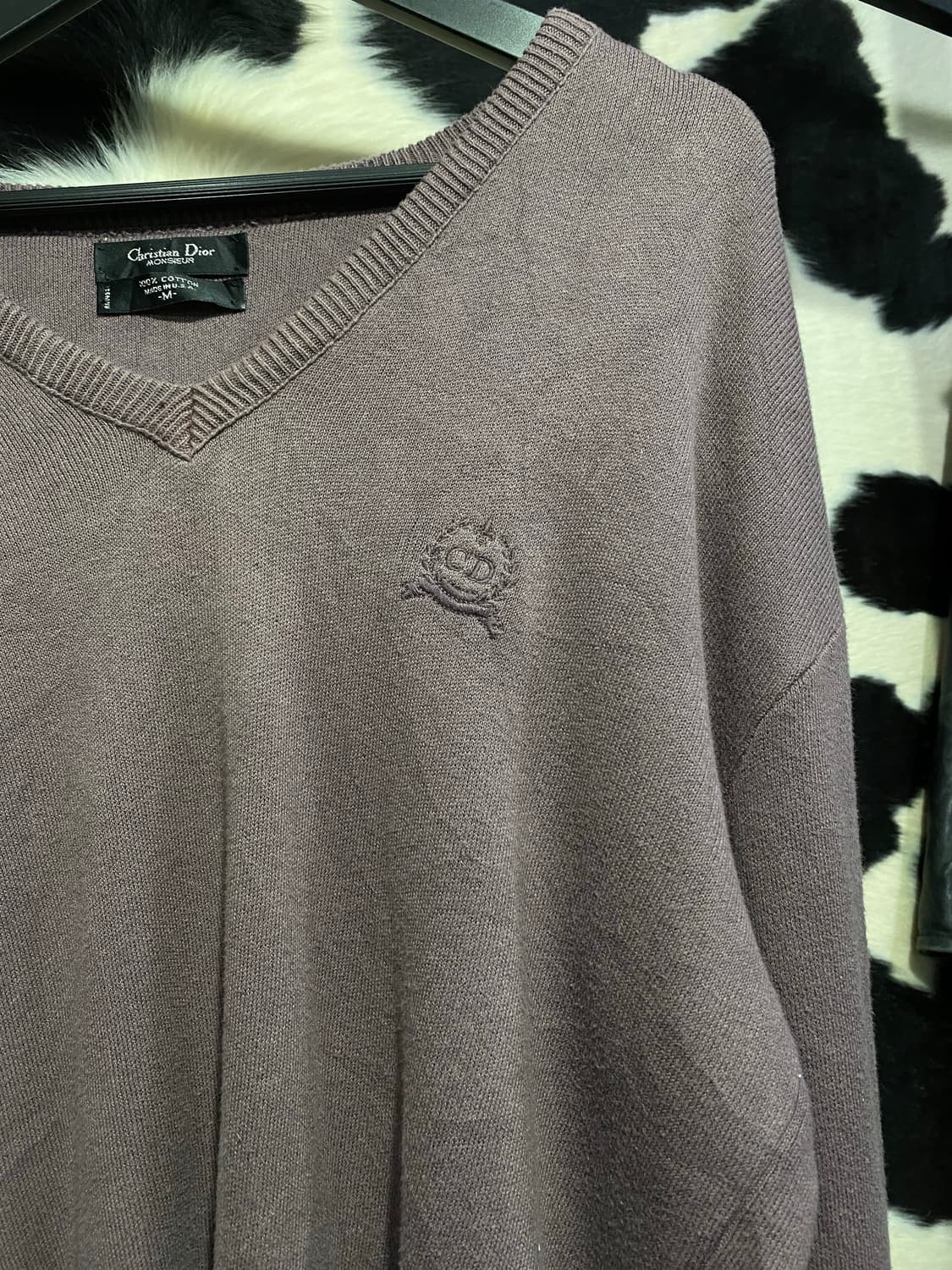 Christian Dior Monsieur 자수 브이넥 오버핏 니트 상품이미지3