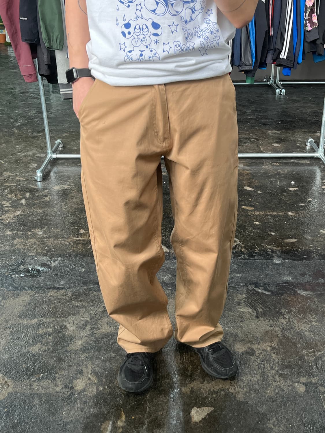 아조바이아조 프린팅 코튼 팬츠 상품이미지3