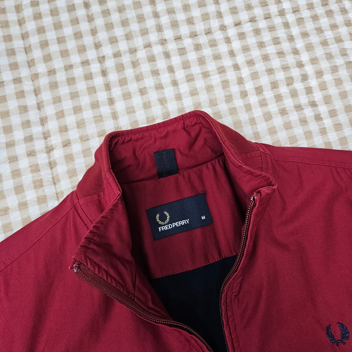 프레드페리 기모 집업점퍼 남자100 상품이미지2