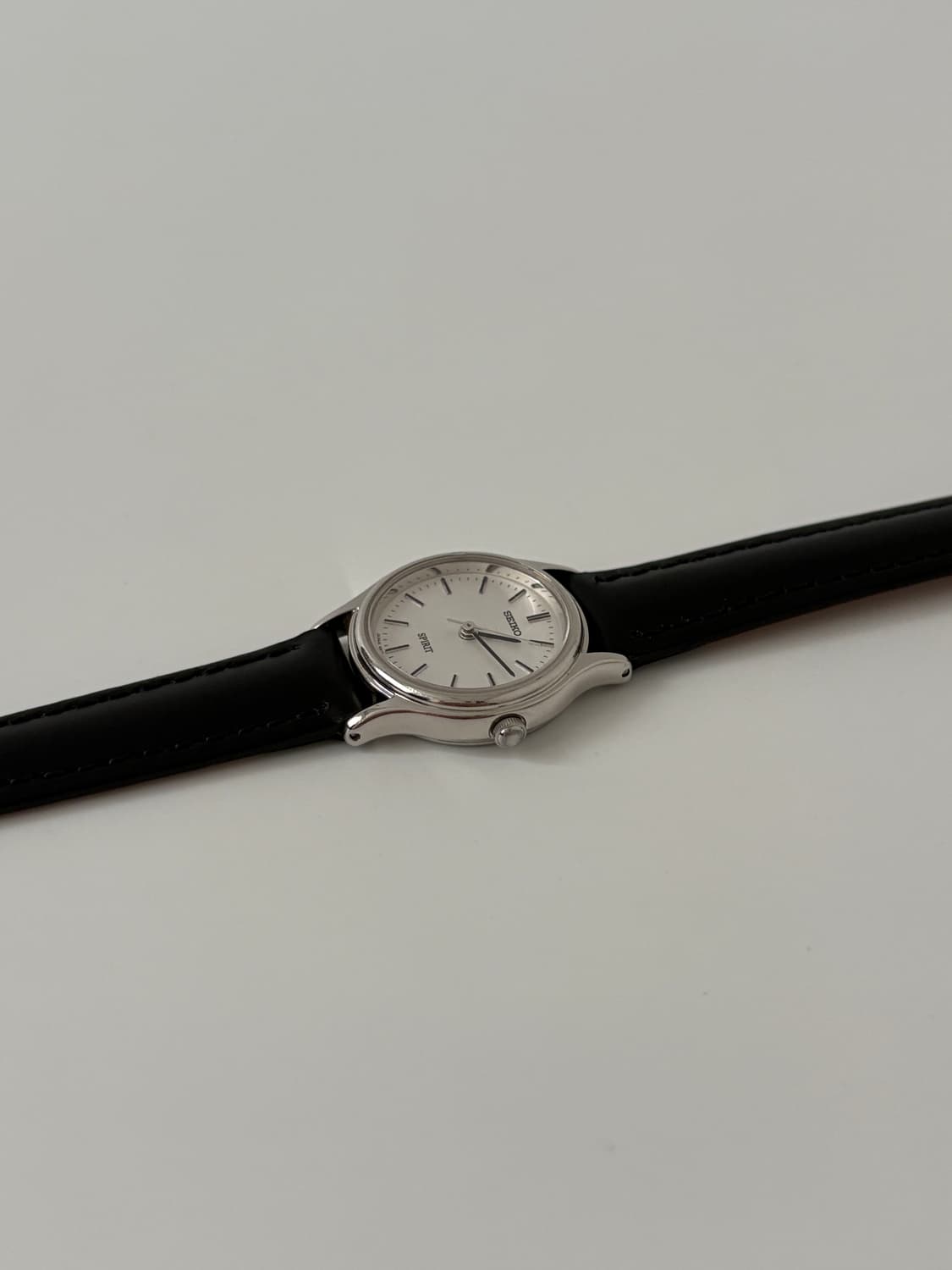 90s spirit snow dial silver ladies quart 상품이미지5